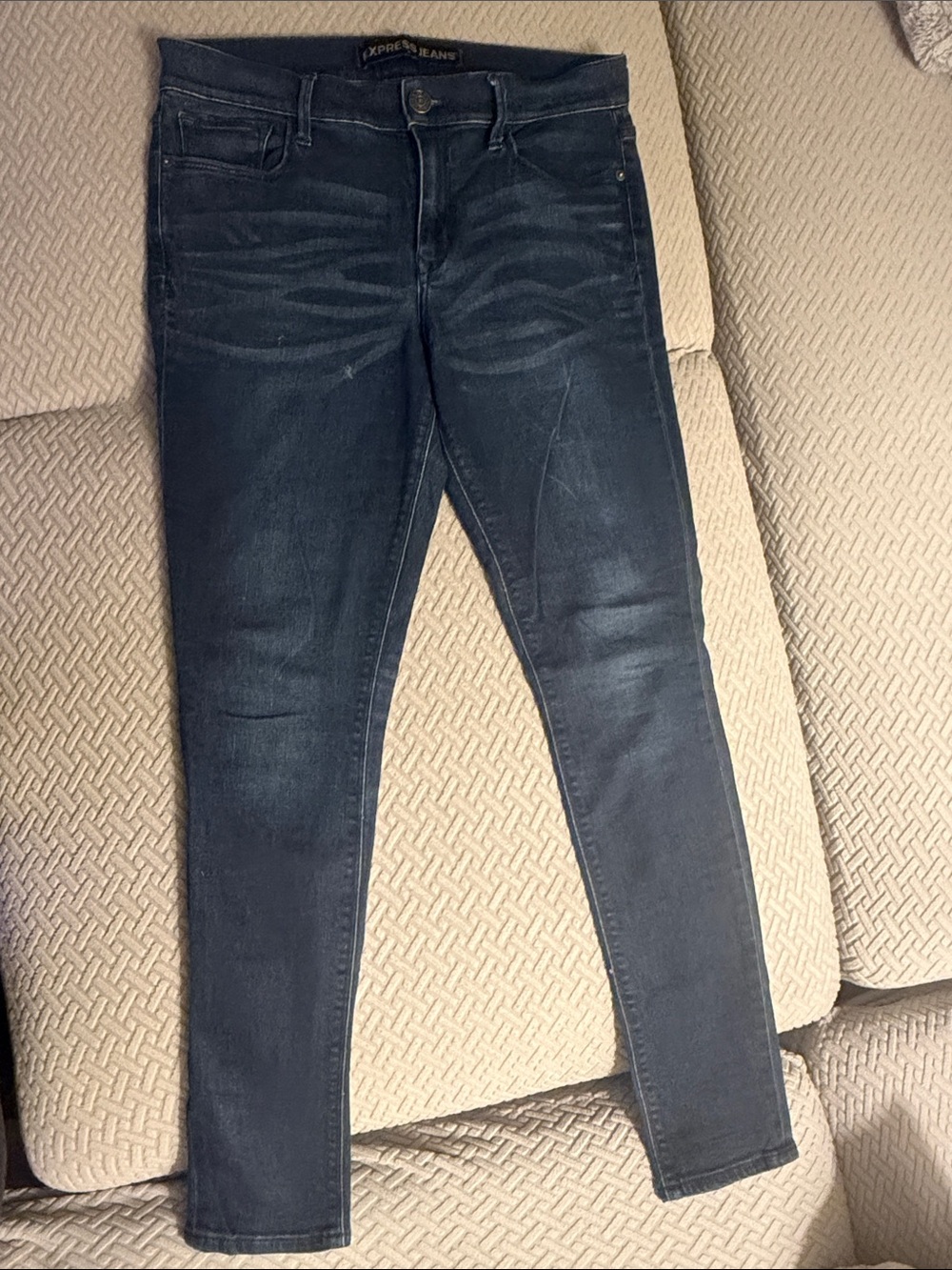 Express Dark Blue Skinny Jeans - Women's